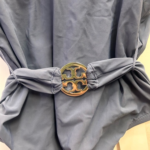 NWT Tory Burch Miller Navy Blue One-Piece Swimsuit Size Small - Picture 3 of 6